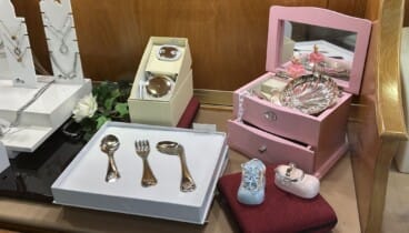 Conchas de bautismo en plata de ley diseñadas para durar toda la vid