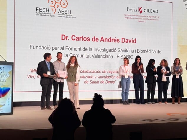 el departamento de salud de denia ha recibido una beca de investigacion de 30 000 euros para desarrollar un proyecto innovador de microeliminacion de hepatitis