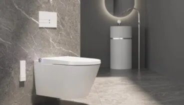 el secreto de los inodoros flotantes para ganar espacio y limpieza en el bano