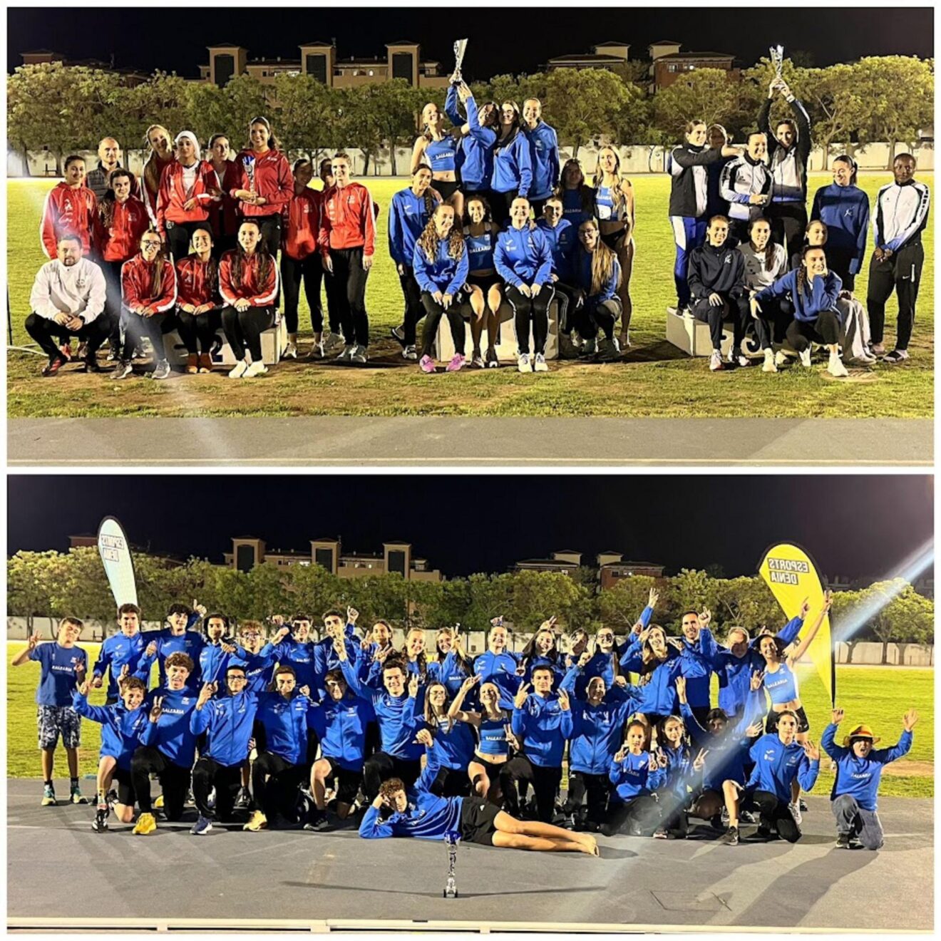 Equipos del C.A. Baleària Diànium campeones provinciales
