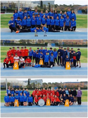 Equipos del C.A. Baleària Diànium celebran sus éxitos provinciales