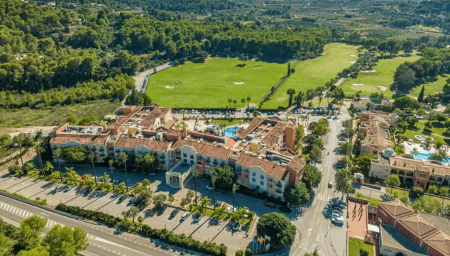 espectaculares vistas del hotel marriott la sella en denia