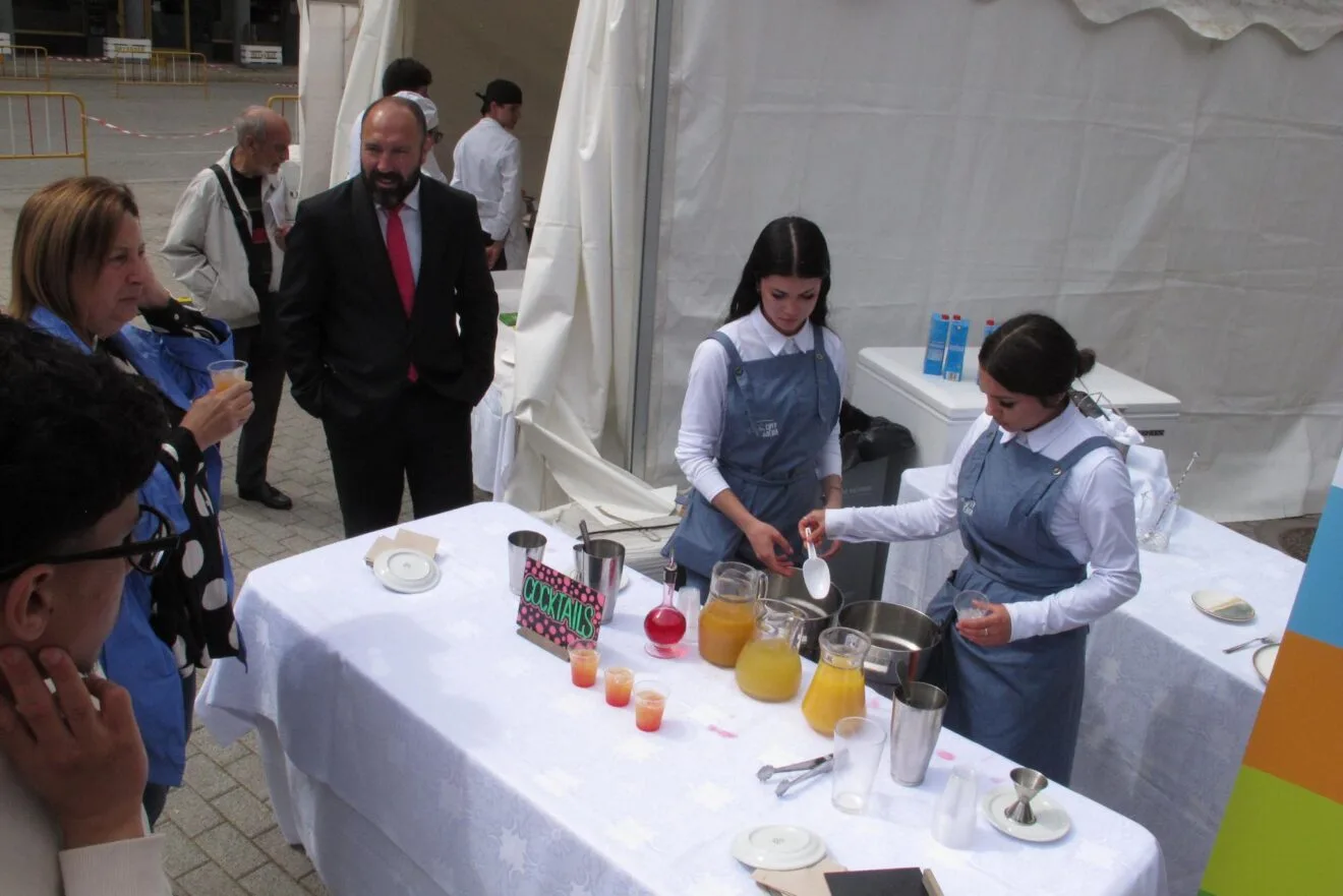Estand de hostelería en la Fira de l'Estudiantat de Dénia