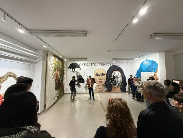 inauguracion de la exposicion colectiva de toni ortola laura gabari jorge s jorge y tardor 13