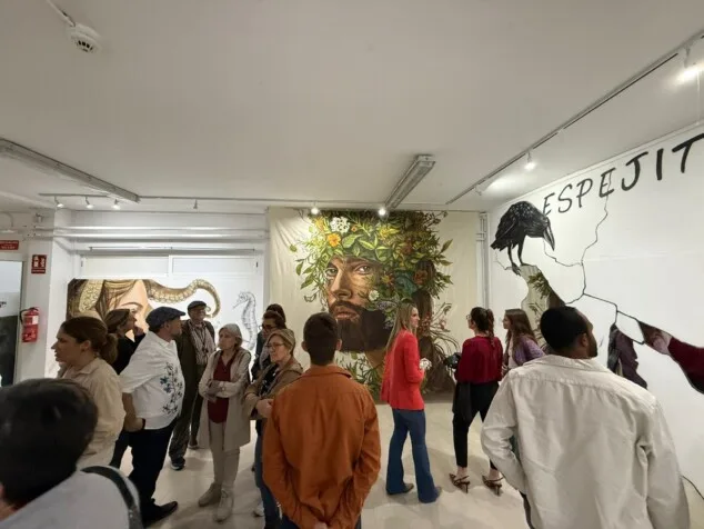 inauguracion de la exposicion colectiva de toni ortola laura gabari jorge s jorge y tardor 15