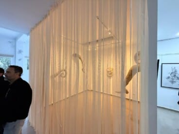 Inauguración de la exposición colectiva de Toni Ortolà, Laura Gabari, Jorge S. Jorge y Tardor 2