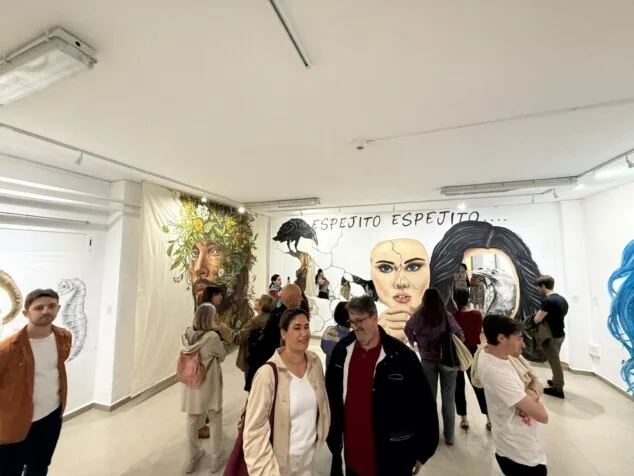 inauguracion de la exposicion colectiva de toni ortola laura gabari jorge s jorge y tardor 20