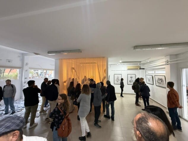 inauguracion de la exposicion colectiva de toni ortola laura gabari jorge s jorge y tardor 23