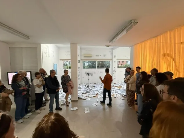 inauguracion de la exposicion colectiva de toni ortola laura gabari jorge s jorge y tardor 5