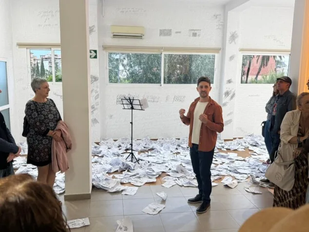 inauguracion de la exposicion colectiva de toni ortola laura gabari jorge s jorge y tardor 7