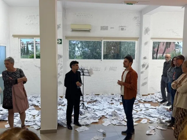 inauguracion de la exposicion colectiva de toni ortola laura gabari jorge s jorge y tardor 9