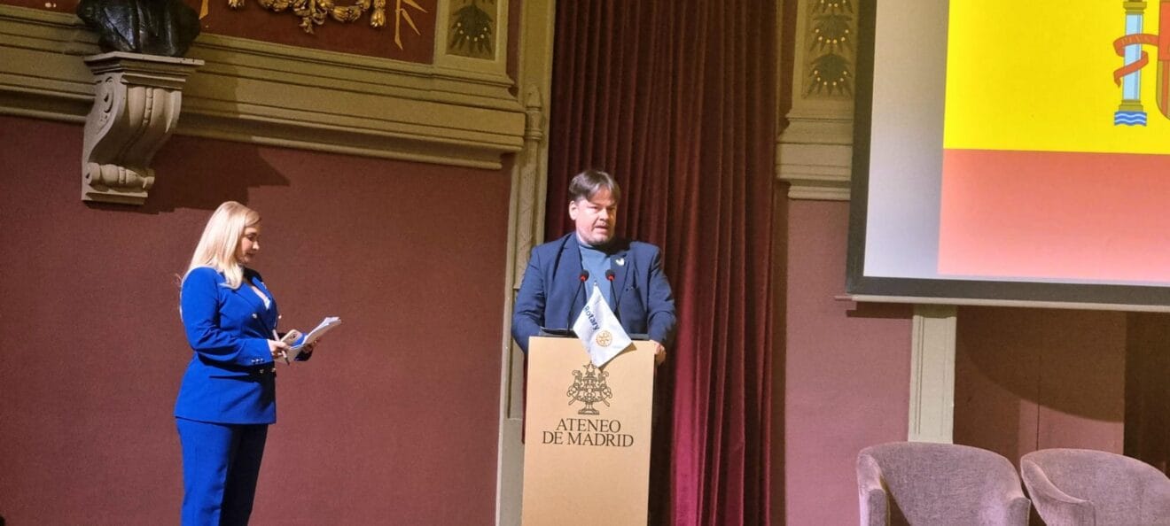 El concejal Marco Bittner interviene en el Foro Global de Reconstrucción de Ucrania en Madrid