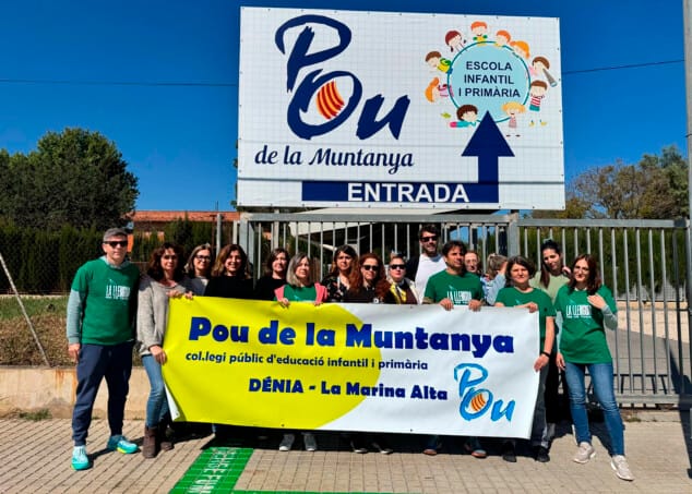 movilizacion educativa en el ceip pou de la muntanya de denia el 16 de abril de 2026