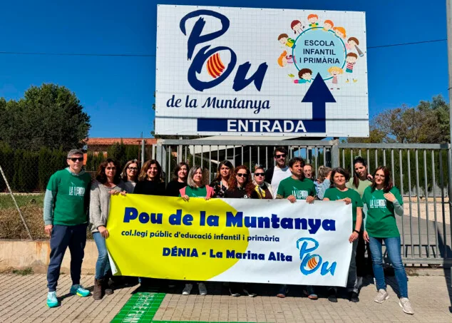 movilizacion educativa en el ceip pou de la muntanya de denia el 16 de abril de 2026