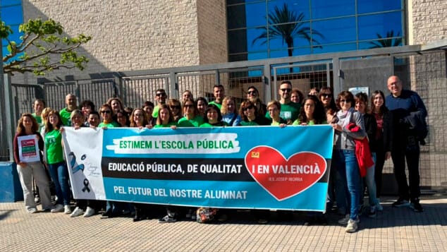 mobilització educativa a l'ies josep borra de benissa el 16 d'abril de 2026 arxiu