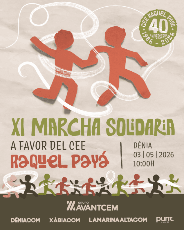 Imagen: Participa en la 11ª Marcha Solidaria CEE Raquel Payà el 3 de mayo