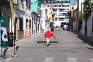 pilota valenciana en denia foto de archivo