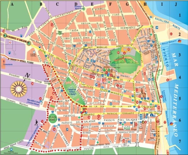 Imatge: Plànol amb el barri delimitat