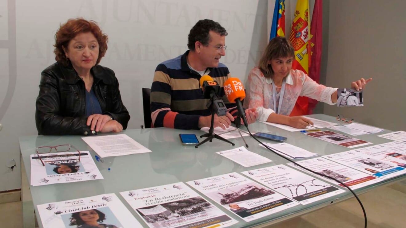 Presentación de las jornadas 'Memòria i futur' de Dénia 2026