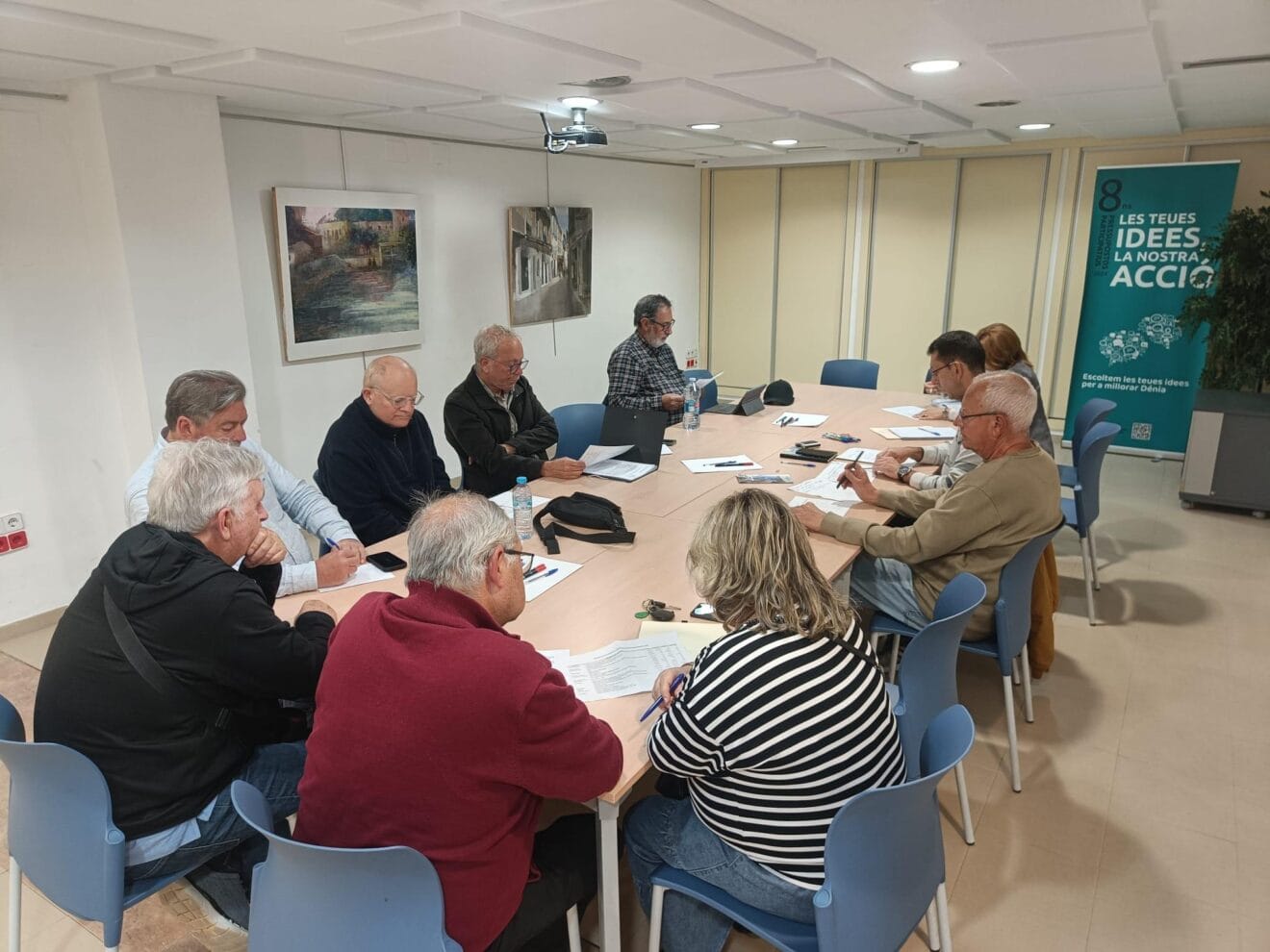 Vista general de la reunión del Consejo de Participación Vecinal de Dénia.