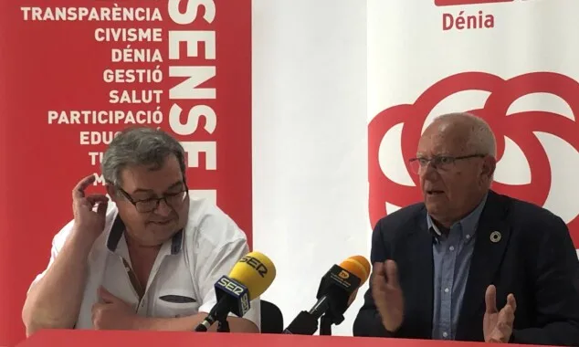 El carísimo error de Recursos Humanos en Dénia: el Ajuntament, obligado a pagar 50.000 euros y a readmitir a un trabajador 3 vicent grimalt junto a paco rosello responsable de personal durante una rueda de prensa