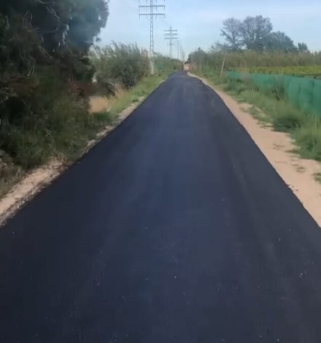 Imagen: Vista general de la Vía Verde asfaltada
