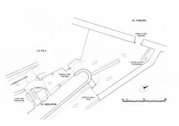 Plano del Portal dels Reis de Socors