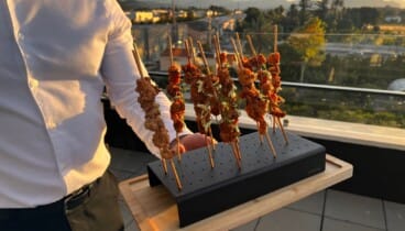 Aperitivos de vanguardia en la inauguración de Aticcook