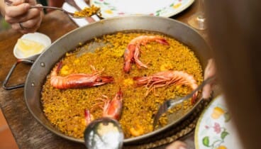 Arroz con producto marinero