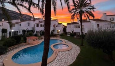 Atardeceres mágicos desde la zona de piscina