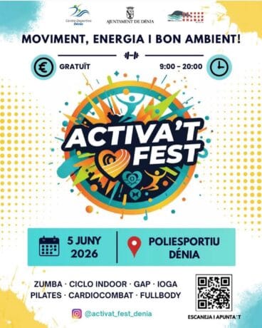 Cartel promocional del Activa’t Fest de Dénia