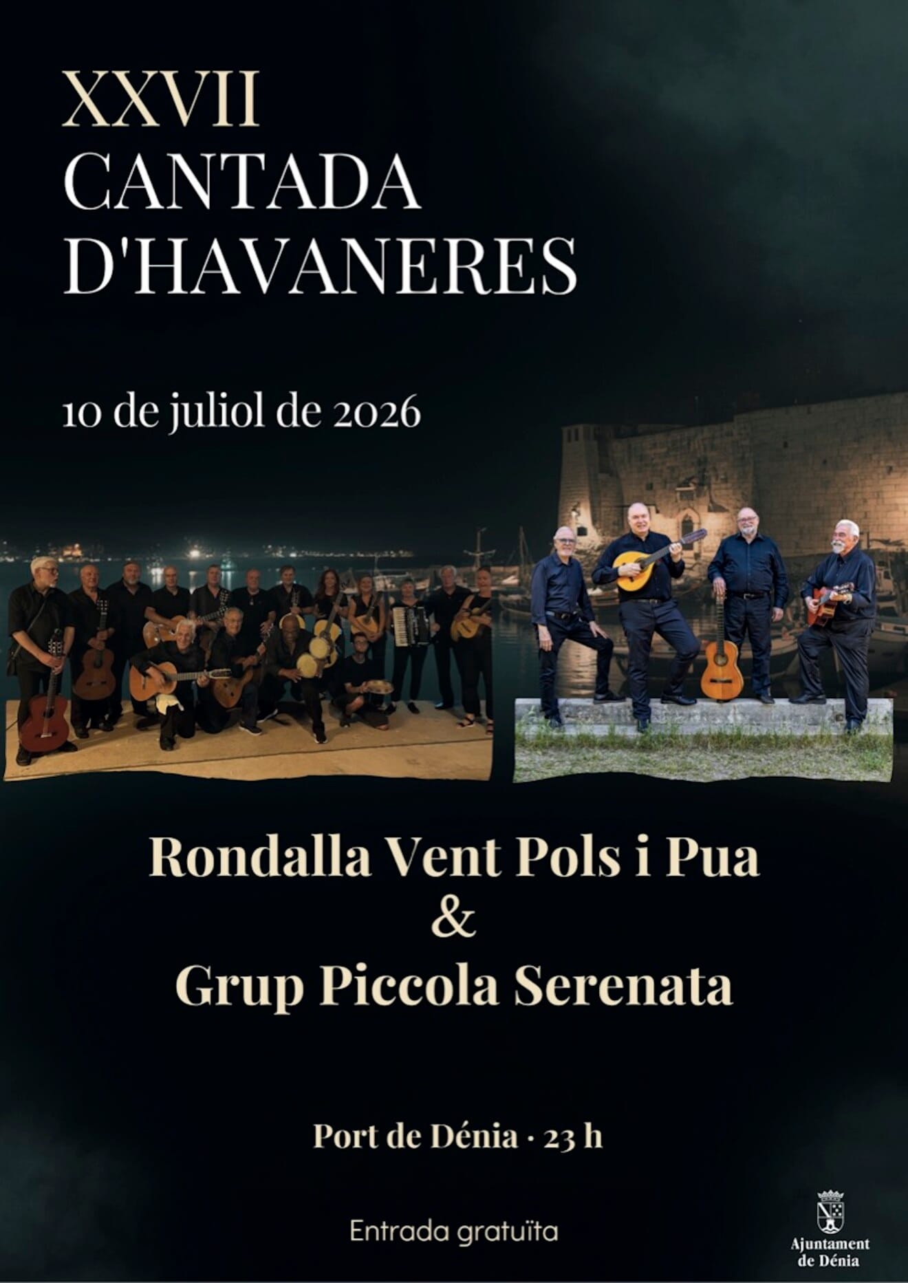 Cartel de la Cantada d'Havaneres 2026