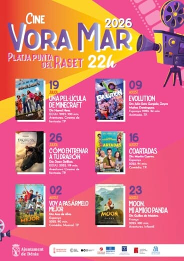 Cartel del Cine Vora Mar 2026