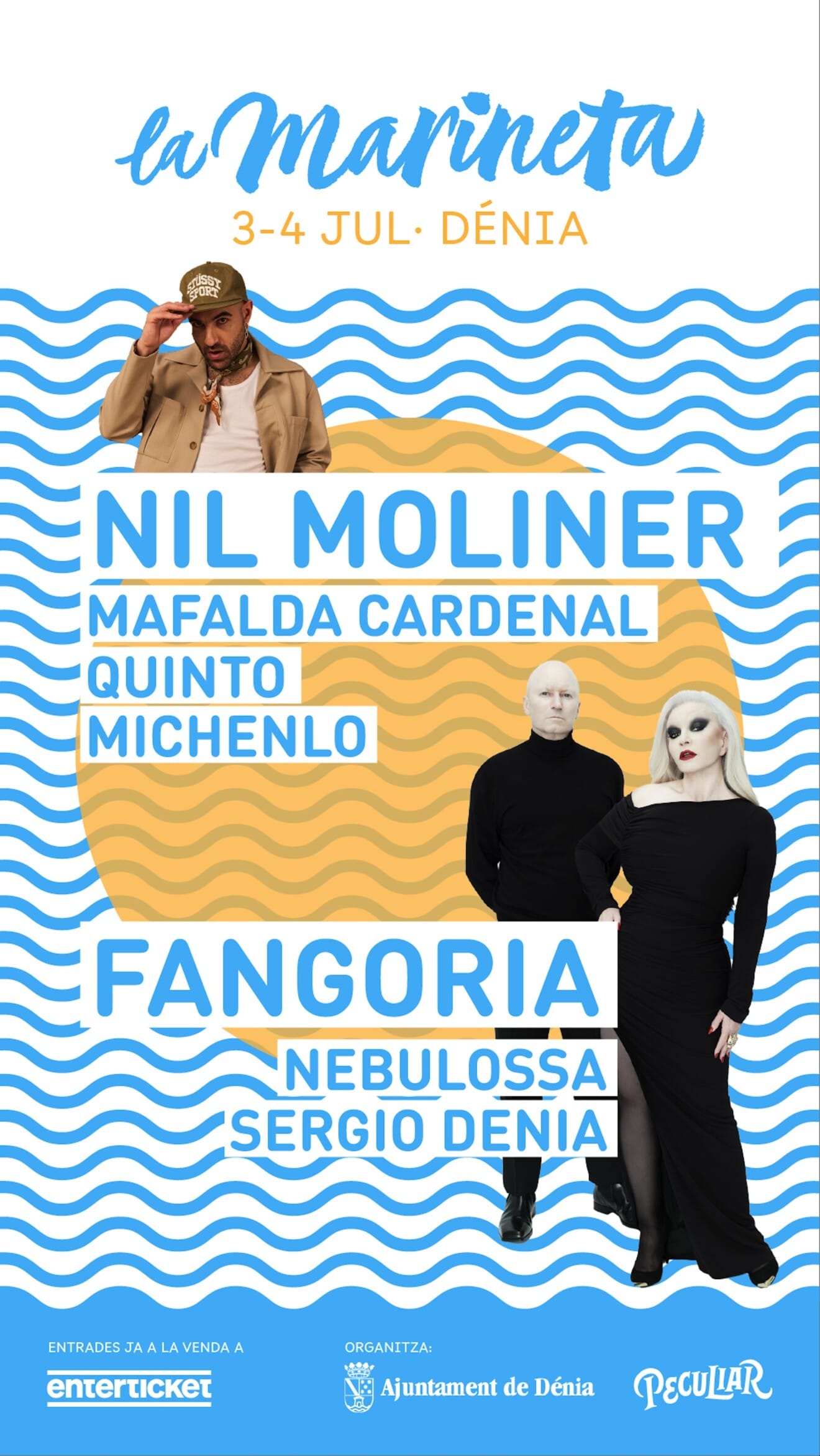 Cartel del festival La Marineta de Dénia