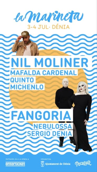 Cartel del festival La Marineta de Dénia