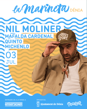 Cartel del sábado, 3 de julio de La Marineta