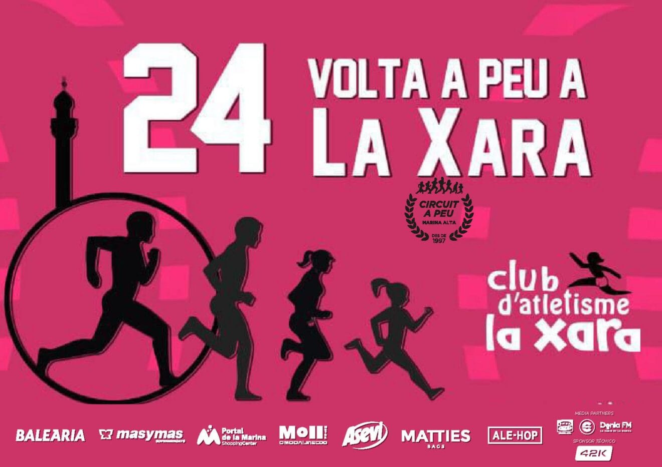 Cartel promocional de la XXIV Volta a Peu a La Xara