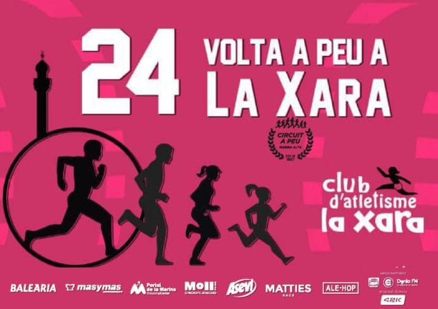 La Xara acoge la penúltima prueba del Circuit a Peu Marina Alta este sábado 1 Imagen: Cartel promocional de la XXIV Volta a Peu a La Xara.
