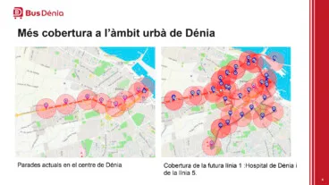 Cobertura del nuevo BusDénia