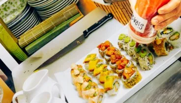Cocina creativa en restaurante mediterráneo asiático en Dénia