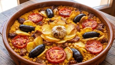 Cómo el producto fresco del mar y la tierra transforma por completo un plato de arroz