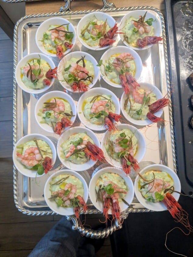Imagen: Detalle de la propuesta gastronómica de Dénia presentada a la prensa y agentes eslovacos