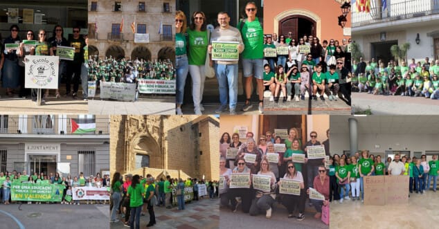 docentes de la marina alta reciben el apoyo de los ayuntamientos