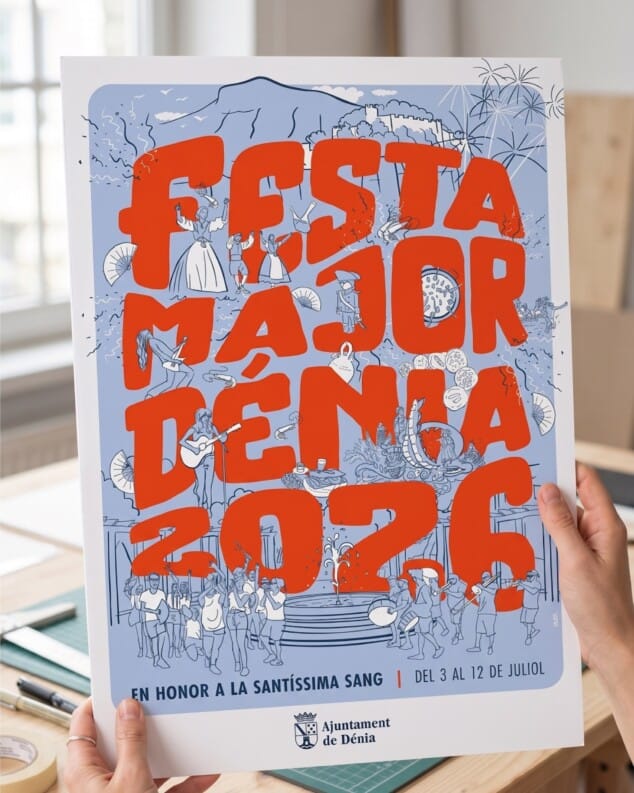 Imagen: El cartel de la Festa Major acabado