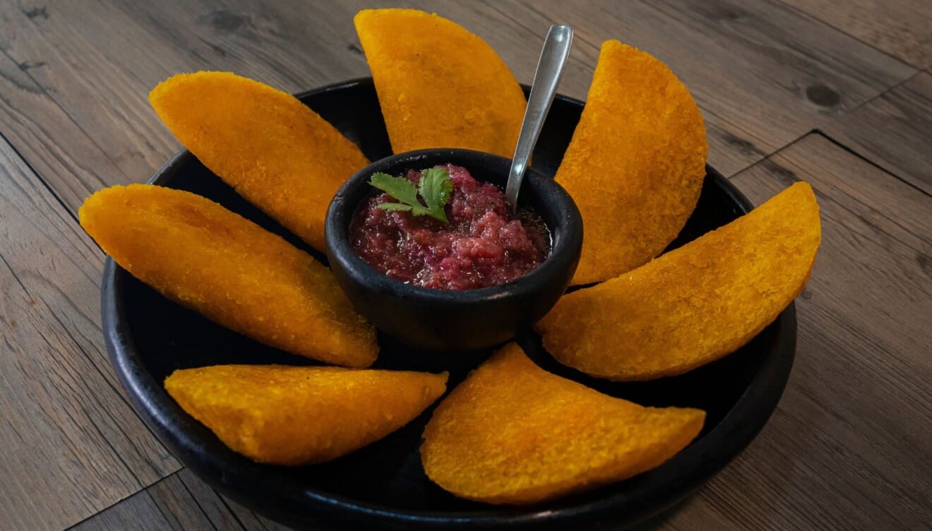 Empanadas colombianas en Dénia