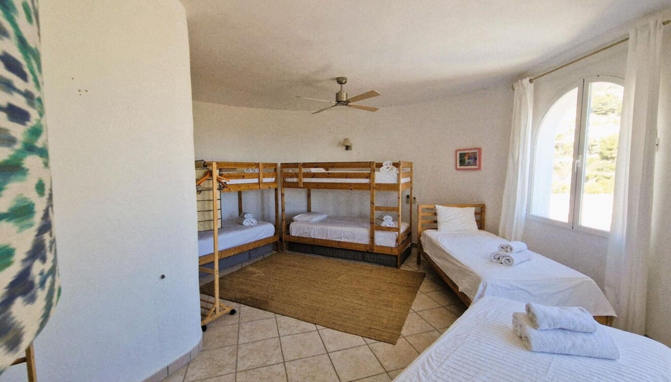 Espacio de sobra para tus vacaciones en grupo