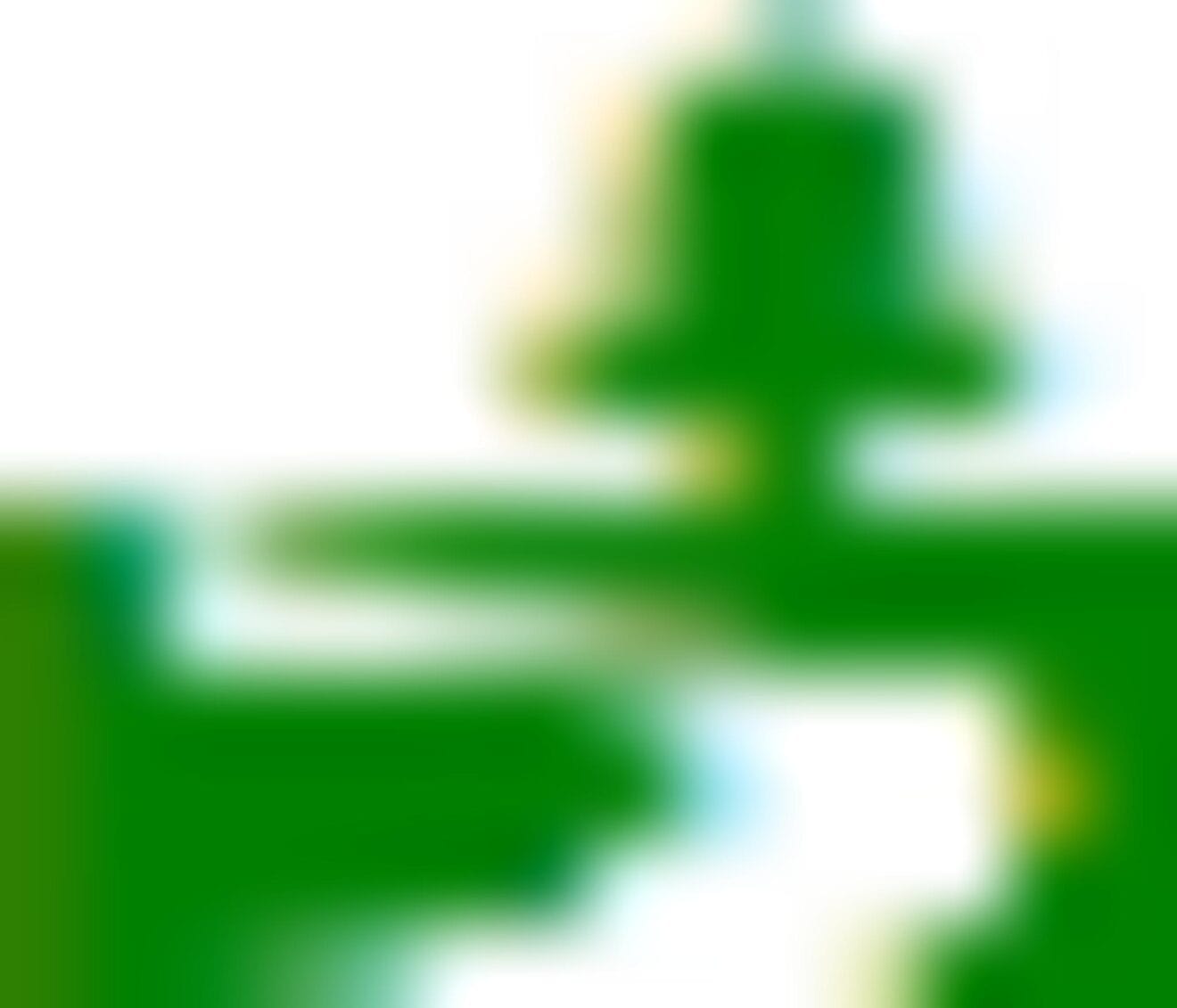 Gráfico decorativo verde