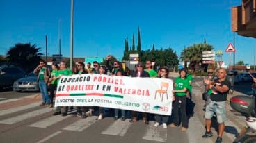 inicio de la huelga indefinida en denia