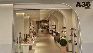 Interior de la nueva zapatería de diseño en la calle Marqués de Campo