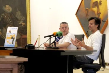 Jorge Gonsálbez, director de la promotora Peculiar, durante la presentación de La Marineta